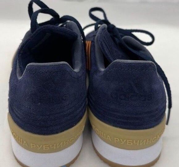 Adidas Gosha Rubchinskiy Style Suede Sneakers Navy Orange Gum Sole Sz 10 No Box main image 4